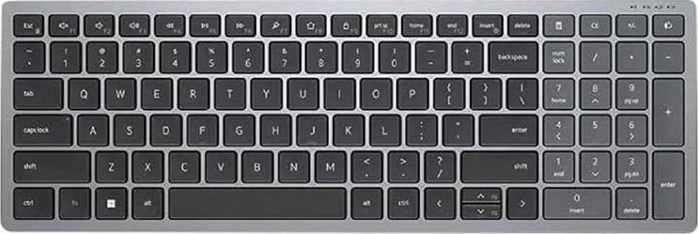 Belaidė klaviatūra Dell Pro Plus Compact KB740, QWERTY, rusų k.