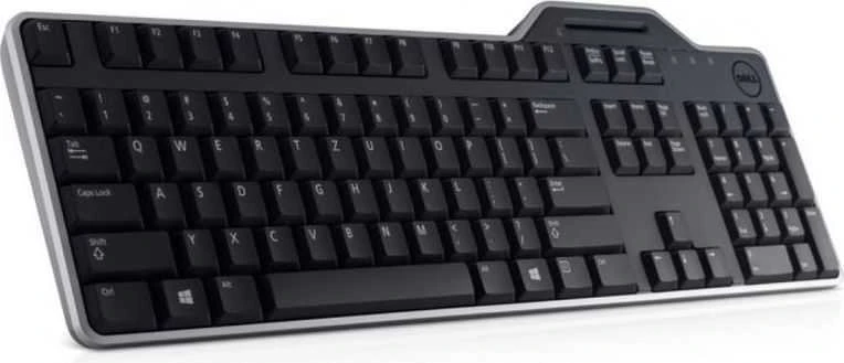Dell Klaviatūra SMARTCARDREADER KB 813 - Juodas USB QWERTZ