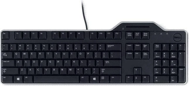 Klaviatūra Dell KB813 su laidu Juoda US (580-18366)