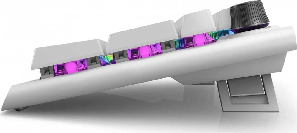 Dell | Alienware Tri-Mode AW920K | Belaidė klaviatūra žaidimams | Wireless | Bluetooth | RGB LED pašvietimas | Belaidė jungtis | US | CHERRY MX Raudona | Lunar Light