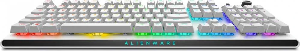 Dell | Alienware Tri-Mode AW920K | Belaidė klaviatūra žaidimams | Wireless | Bluetooth | RGB LED pašvietimas | Belaidė jungtis | US | CHERRY MX Raudona | Lunar Light