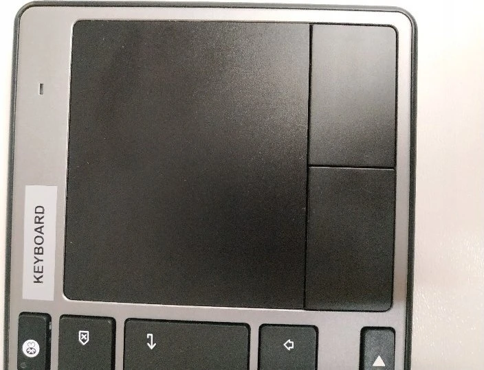 Belaidė mini klaviatūra su jutikliniu kilimėliu, šiaurietišku išdėstymu, USB nano imtuvu, juoda DELTACO / TB-504