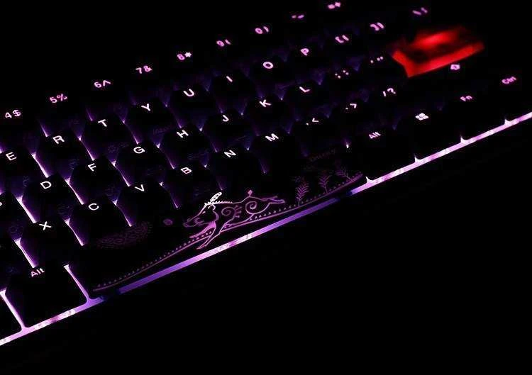 Mechaninė klaviatūra Ducky One 2 Mini RGB, PBT, MX Raudona, US išdėstymas