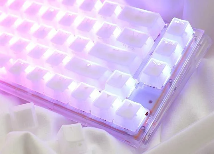 Ducky One 3 Aura Baltas SF Klaviatūra žaidimams, RGB LED - MX-Brown