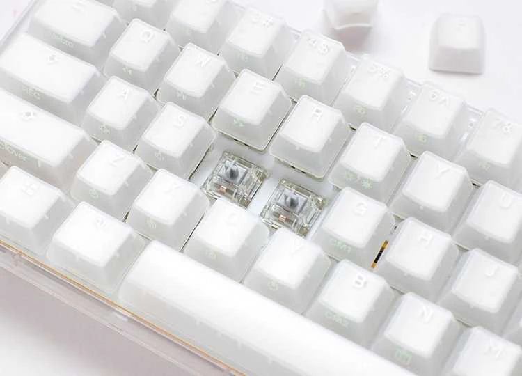 Ducky One 3 Aura Baltas SF Klaviatūra žaidimams, RGB LED - MX-Brown
