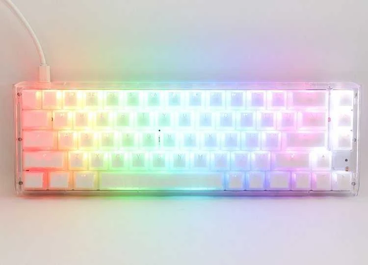 Ducky One 3 Aura Baltas SF Klaviatūra žaidimams, RGB LED - MX-Brown