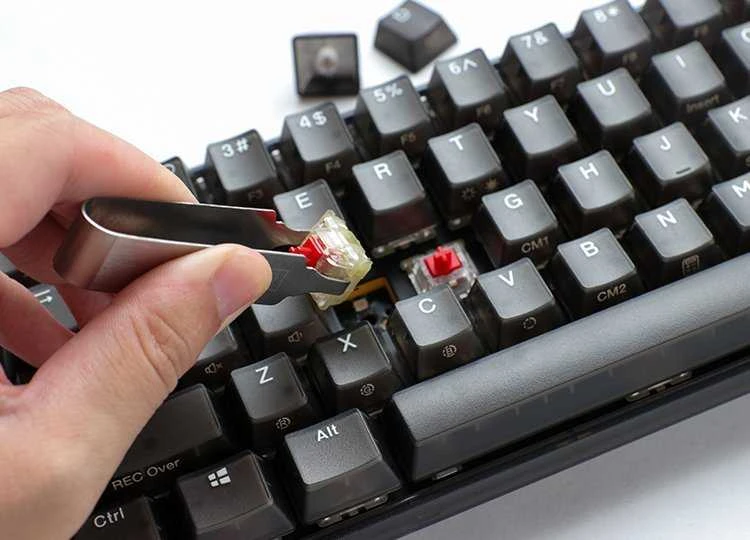 Ducky One 3 Aura Juodas SF Klaviatūra žaidimams, RGB LED - MX-Speed-Sidabrinis