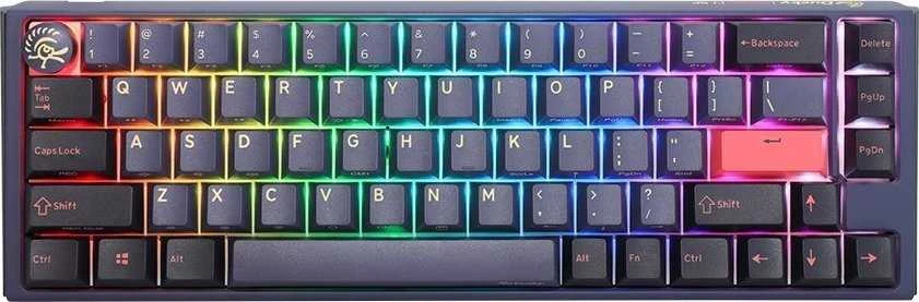 Mėlyna Ducky One 3 Cosmic Mėlyna SF Klaviatūra žaidimams, RGB LED - MX-Speed-Sidabrinis