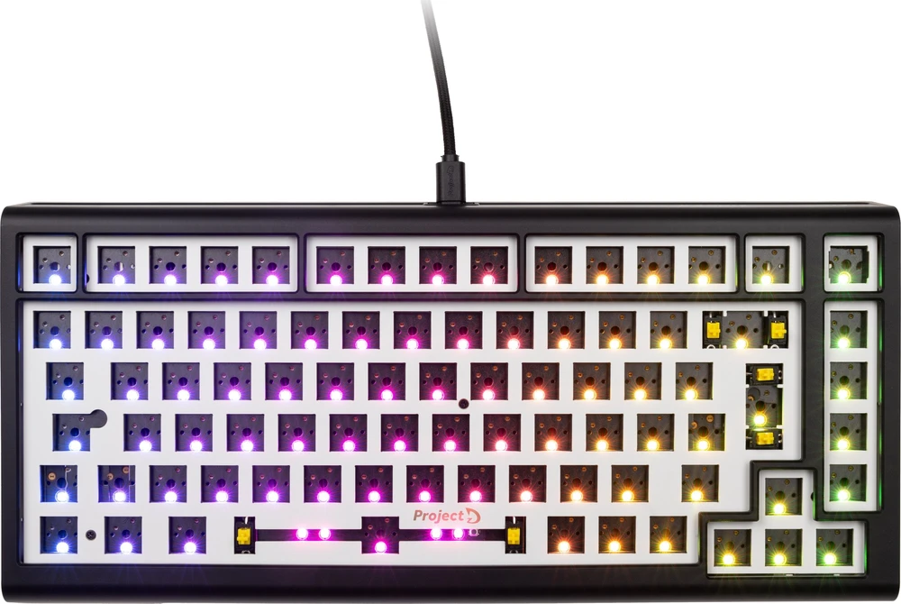 Klaviatūra Ducky Tinker 75 Barebone ISO Juodas (PKTI2383IST-ISO01)
