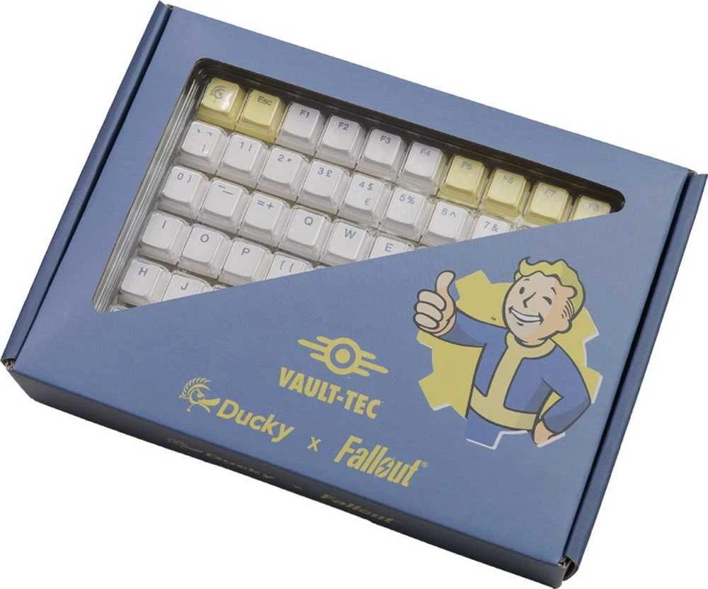 Klaviatūra Ducky Ducky x Fallout Keycap Set – 132 vnt, ANSI US išdėstymas