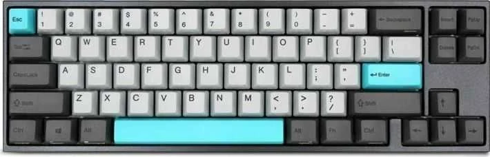Mechaninė klaviatūra Ducky MIYA Pro Moonlight TKL, PBT, MX Mėlyna, DE išdėstymas