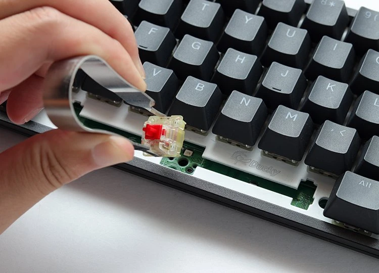 Ducky One 3 Classic Mini klaviatūra Gaming USB Niemiecki Juodas, Baltas