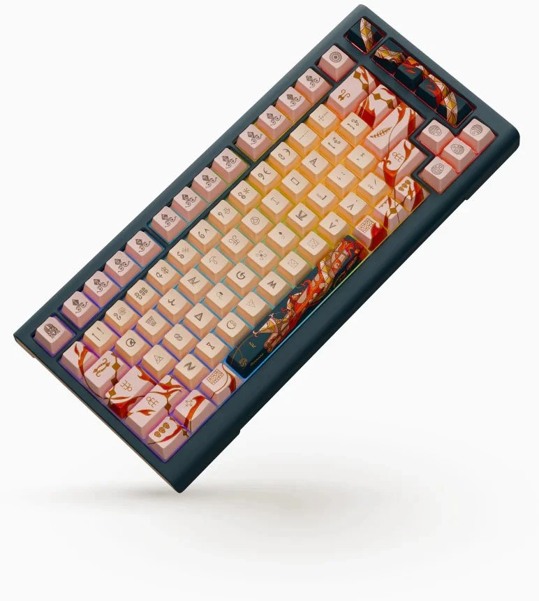 Ducky Year of the Snake 2025 Zodiac Klaviatūra žaidimams, 75%, Hot-Swap-fhig, RGB, ISO - MX2A Brown
