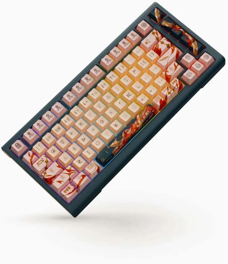 Ducky Year of the Snake 2025 Zodiac Klaviatūra žaidimams, 75%, Hot-Swap-fhig, RGB, ISO - MX2A Raudona