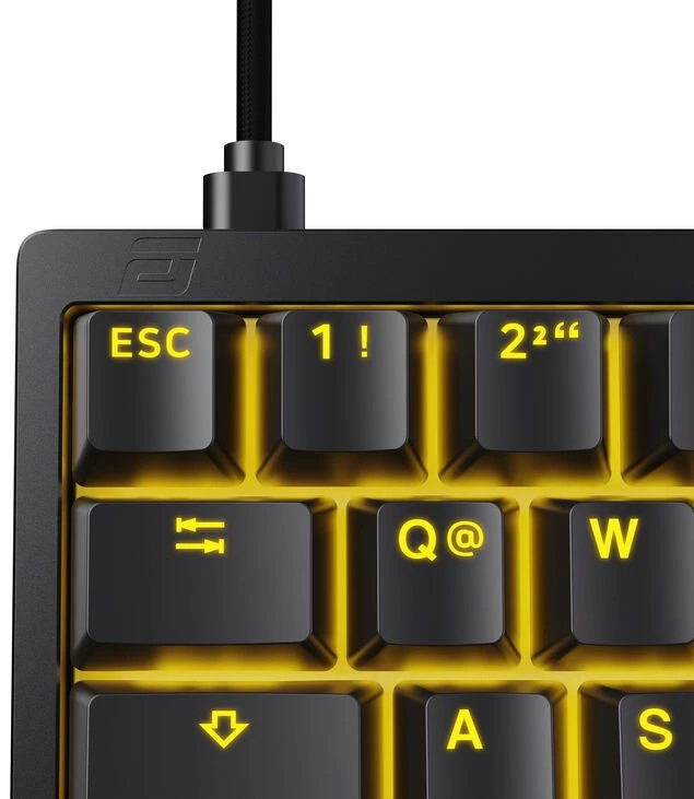 Endgame Gear KB65HE 8k Gaming-klaviatūra, Hall Effect, 8000Hz, 65%, RGB - Raesha Silent, ISO (DE), juodas