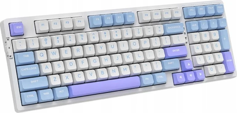 Endgame Gear VGN V98Pro V2 Klaviatūra žaidimams, Crystal Wine - Sea Salt (US)