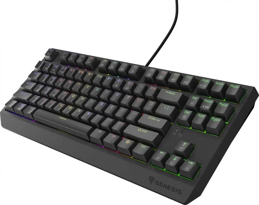 Genesis | THOR 230 | Mechaninė klaviatūra žaidimams | su laidu | US | Outemu Brown | Juodas
