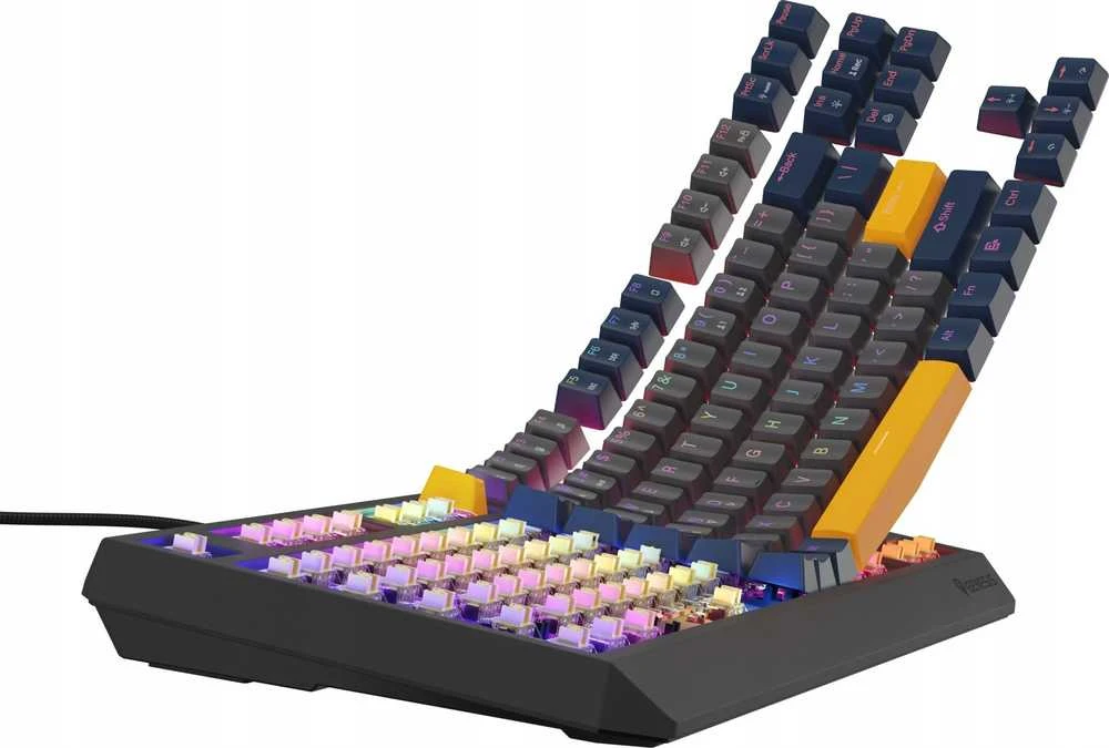 Genesis | THOR 230 | Mechaninė klaviatūra žaidimams | su laidu | US | Outemu Panda | Naval Mėlyna Negative