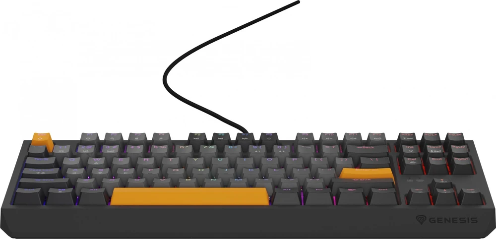 Genesis | THOR 230 TKL | Mechaninė klaviatūra žaidimams | su laidu | US | Outemu Raudona | Anchor Gray Negative