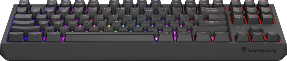 Genesis | THOR 230 | Mechaninė klaviatūra žaidimams | Wireless | US | Outemu Silent Lemon | Juodas