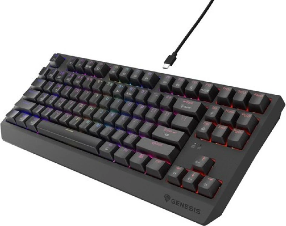 Genesis | THOR 230 | Mechaninė klaviatūra žaidimams | Wireless | US | Outemu Raudona | Juodas