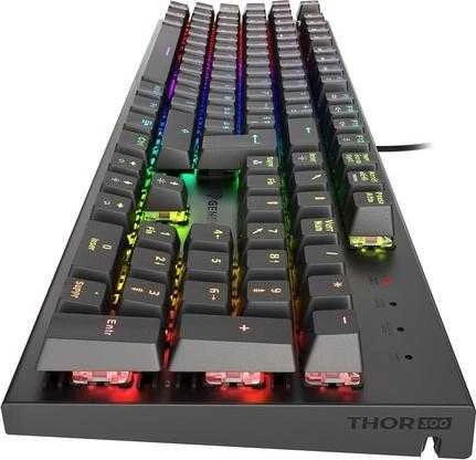 GNS Klaviatūra žaidimams GENESIS THOR 300 RGB FR MECHANICAL BACKLIGHT Raudonas SWITCH