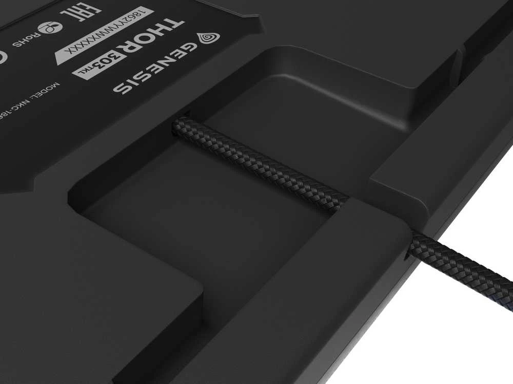 Genesis THOR 303 | Mechaninė klaviatūra žaidimams | su laidu | US | Juodas | USB Type-A | Outemu Brown