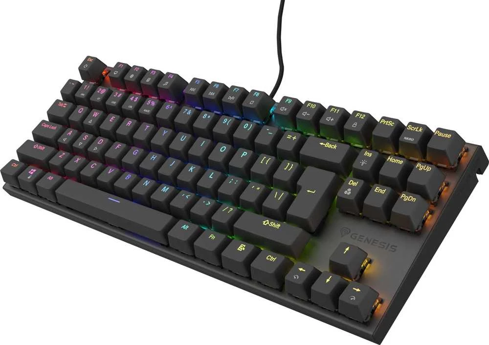 Genesis THOR 303 | Mechaninė klaviatūra žaidimams | su laidu | US | Juodas | USB Type-A | Outemu Brown