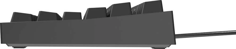 Klaviatūra žaidimams GENESIS THOR 404 TKL DE su pašvietimu RGB mechaninė Juoda GATERON Geltonas PR