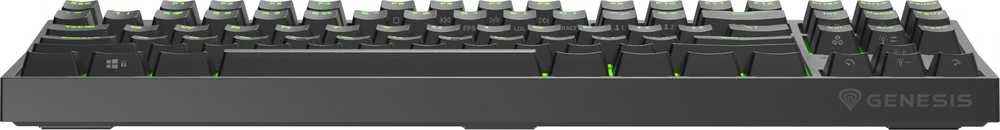 Genesis | THOR 404 TKL | Mechaninė klaviatūra žaidimams | su laidu | US | Gateron Geltona Pro | Juodas | RGB