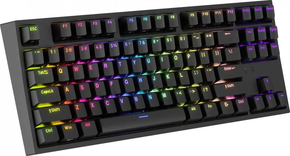 Genesis | THOR 404 TKL | Mechaninė klaviatūra žaidimams | su laidu | US | Gateron Geltona Pro | Juodas | RGB