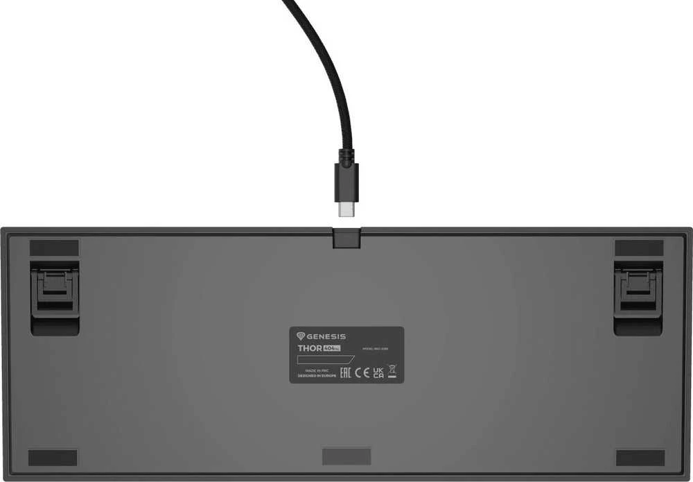 Genesis | THOR 404 TKL | Mechaninė klaviatūra žaidimams | su laidu | US | Kailh Box Brown V2 | Juodas | RGB