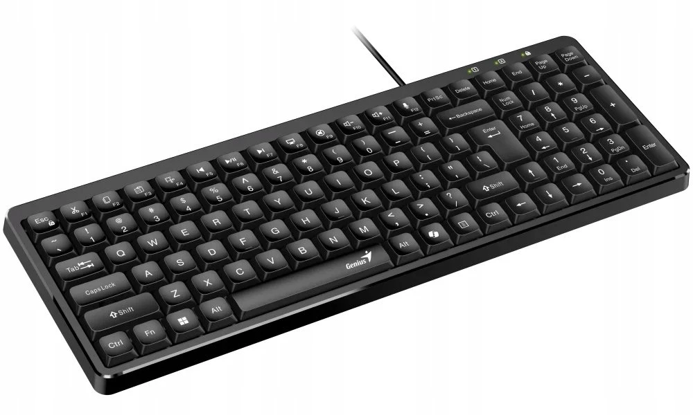 Genius LuxeMate 120 Copilot klaviatūra su laidu (USB) CZ/SK, juoda