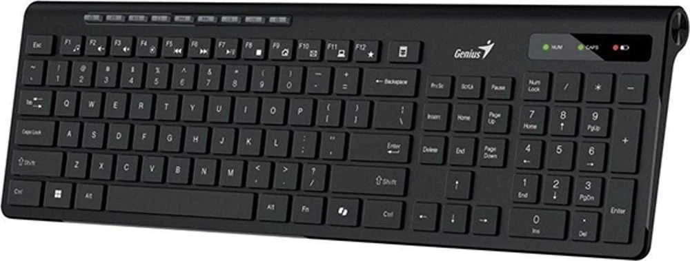Genius Slimstar 7230 Copilot belaidė klaviatūra CZ/SK, juoda