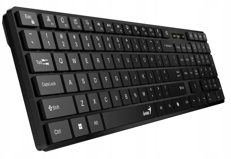 Genius Slimstar 7250BT belaidė klaviatūra CZ/SK, juoda
