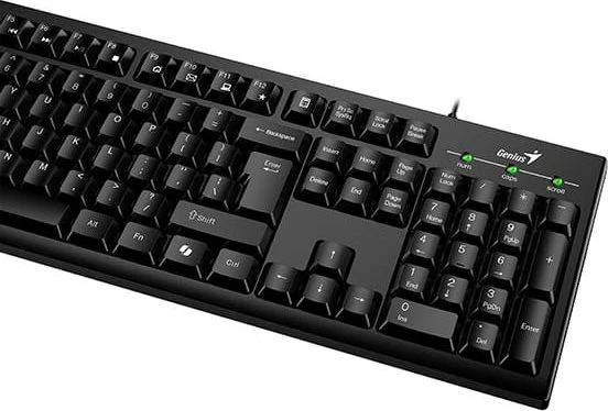 Genius Smart KB-100 COPILOT klaviatūra su laidu (USB) CZ/SK, juoda