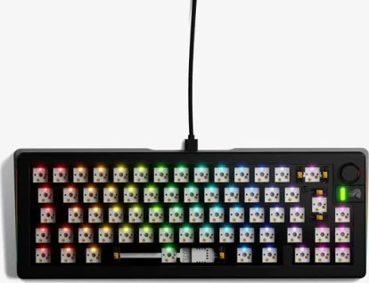 Glorious GMMK 3 65 % Custom žaidimų klaviatūra – Barebone, ISO išdėstymas, juodos spalvos