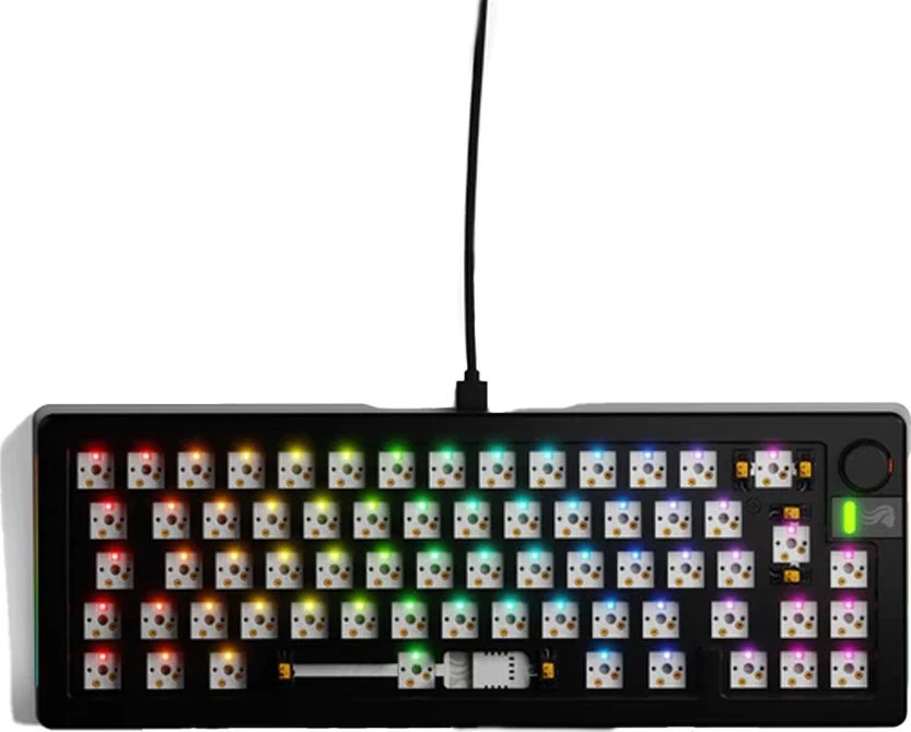 Glorious GMMK 3 Pro 65 % Custom žaidimų klaviatūra – Barebone, ISO išdėstymas, juodos spalvos