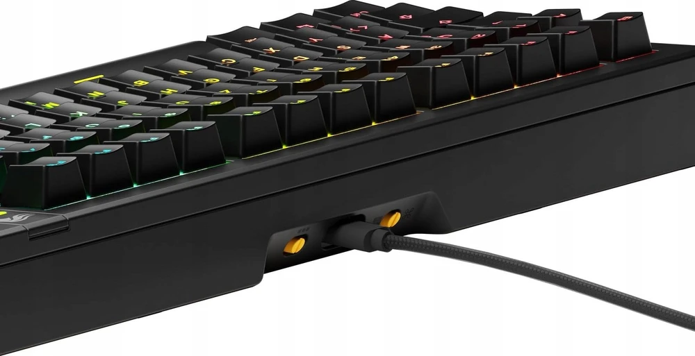Glorious GMMK 3 75 % Custom Gaming-klaviatūra - Pre-Built, ISO (DE), Fox Switches, juodas