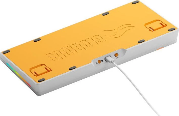 Glorious GMMK 3 HE 75 % Custom žaidimų klaviatūra – Pre-Built, ANSI US išdėstymas, Fox HE Switches, baltos spalvos