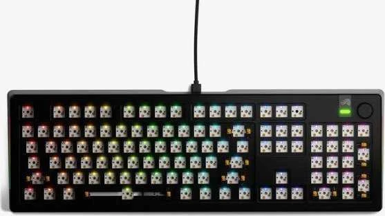 Glorious GMMK 3 Pro 100 % Custom žaidimų klaviatūra – Barebone, ANSI išdėstymas, juodos spalvos