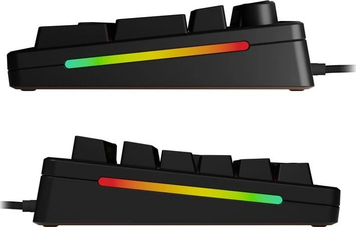 Glorious GMMK 3 100 % Custom Gaming-klaviatūra - Pre-Built, ISO (DE), Fox Switches, juodas