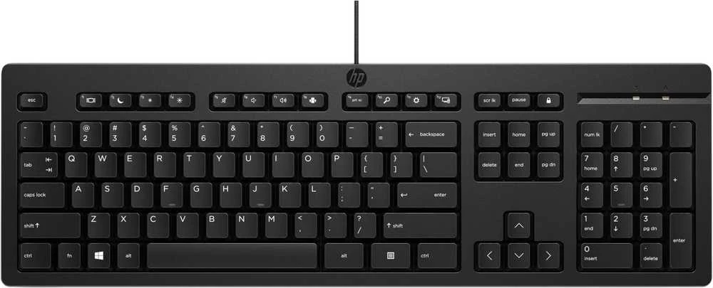 Hewlett Packard (HP) Klaviatūra HP 125 (125 Klaviatūra su laidu SWI)