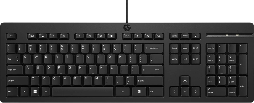 HP 125 Klaviatūra su USB jungtimi su laidu UK