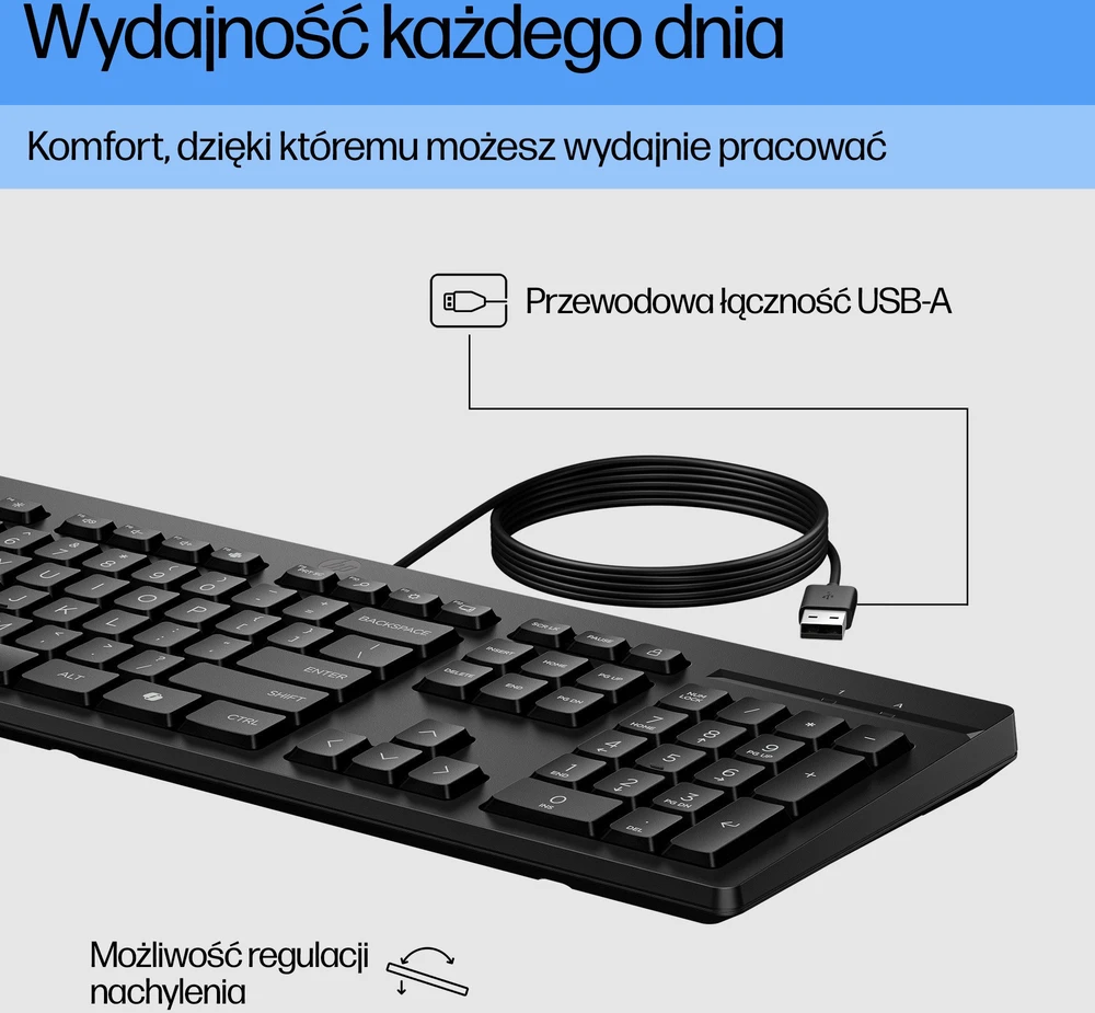 Hewlett Packard (HP) Klaviatūra HP 125 (266C9AA#ABU)