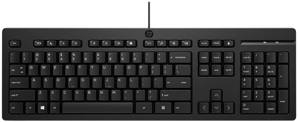 Klaviatūra HP 125 Klaviatūra su USB jungtimi