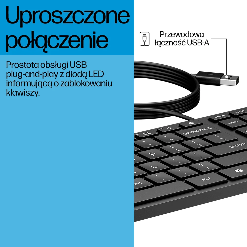 Klaviatūra HP 320K su laidu