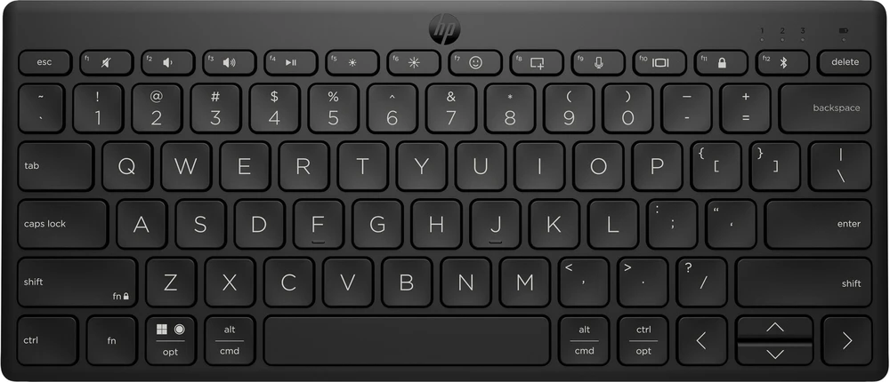 Hewlett Packard (HP) HP 350 BLK kompaktiška kelių įrenginių klaviatūra – klaviatūra