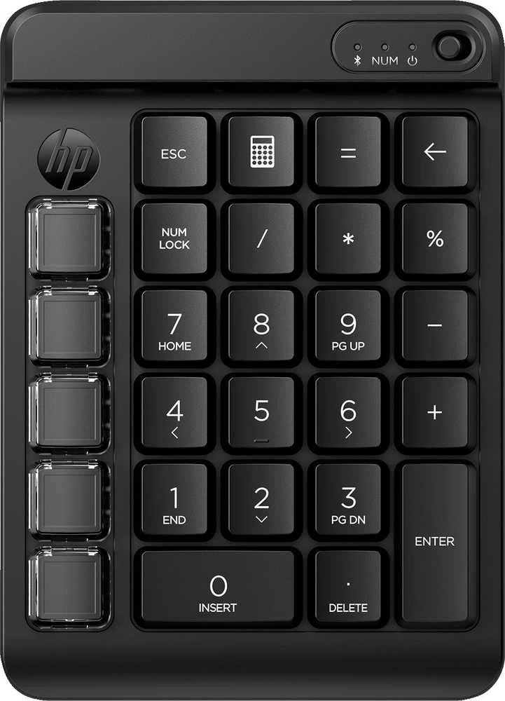 HP 435 programuojama belaidė Bluetooth klaviatūra su keičiamais klaviatūros dangteliais - Juodas