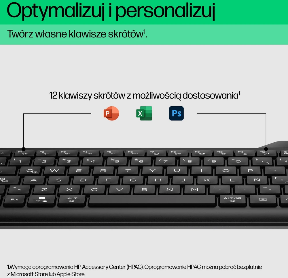 Hewlett Packard (HP) HP 460 kelių įrenginių klaviatūra – BT klaviatūra CZ/SK